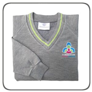 Grey V-Neck Sweatshirt